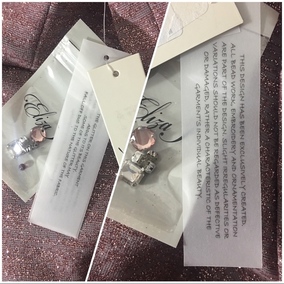 NWT Eliza J Embellished Sparkle Knit Sheath Dress - Picture 8 of 8